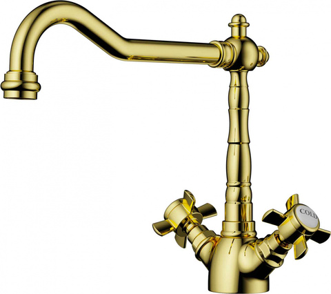 Смеситель Omoikiri Tokigawa-G латунь/золото