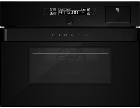 Компактный духовой шкаф HIBERG MS-VM 5115 B SMART