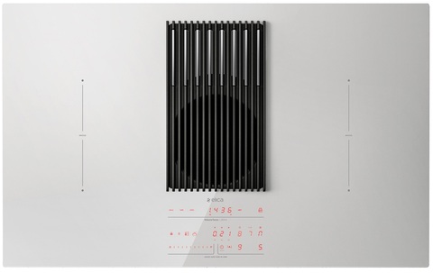 Индукционная варочная панель со встроенной вытяжкой Elica NikolaTesla LIBRA EVO WH/A/83