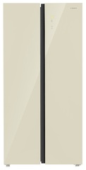 Холодильник Side-by-Side Maunfeld MFF191NFBG