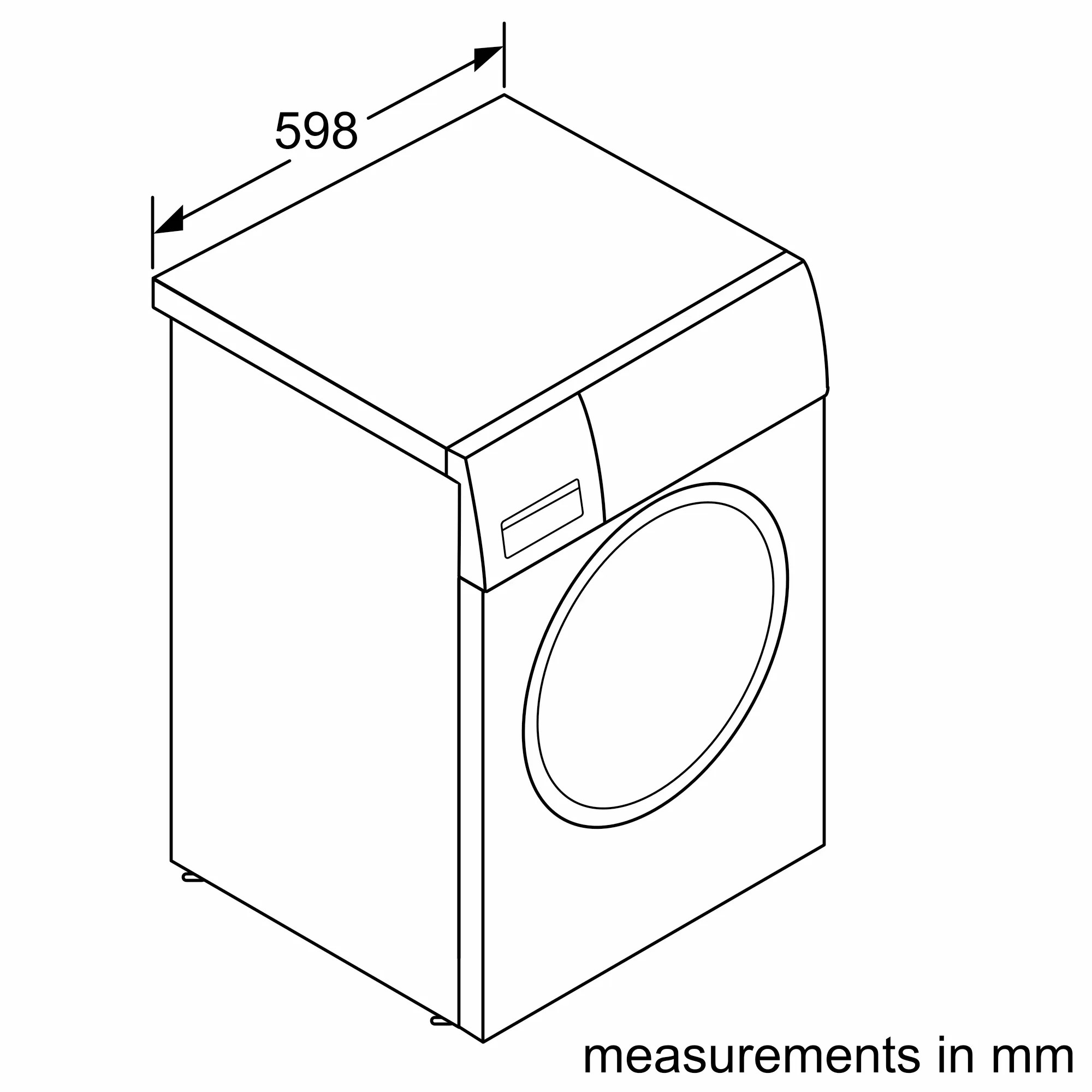 Стандартная высота стиральной машины автомат под столешницу