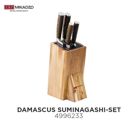 Набор кухонных ножей Mikadzo DAMASCUS SUMINAGASHI-SET