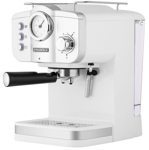 Кофемашина рожкового типа Maunfeld MF-735WH PRO