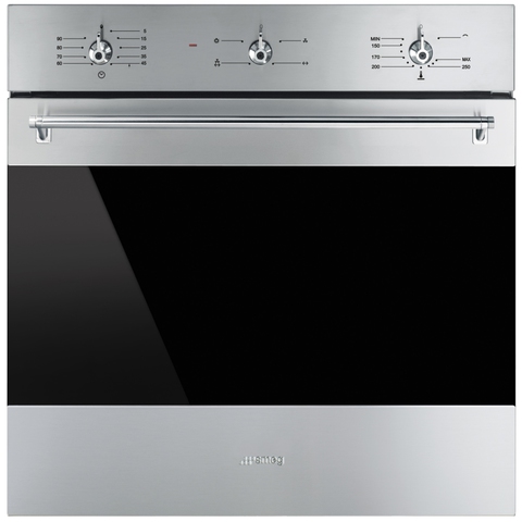 Встраиваемый газовый духовой шкаф Smeg SF6341GVX