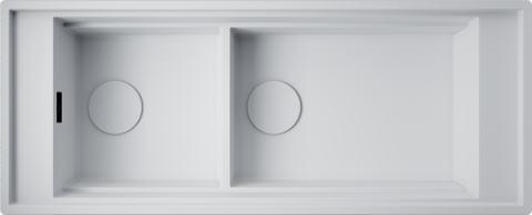 Кухонная мойка Omoikiri Sintesi PRO 114-2-U/I-WH Artceramic/белый