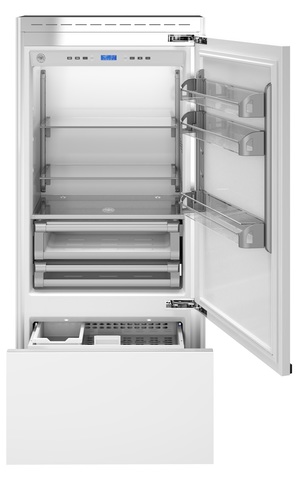 Встраиваемый двухкамерный холодильник Bertazzoni REF90PRR