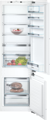Встраиваемый двухкамерный холодильник Bosch KIS87AFE0